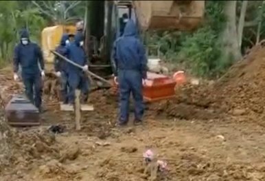 Trinidad. Captura video enterramiento